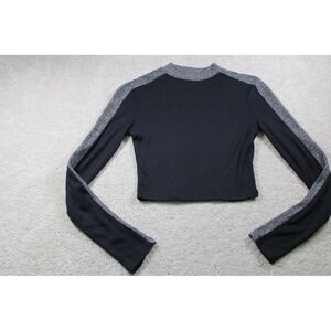 Fashion Nova‎ Sweater Womens Small Rib Knit Long Sleeve Cropped Pullover